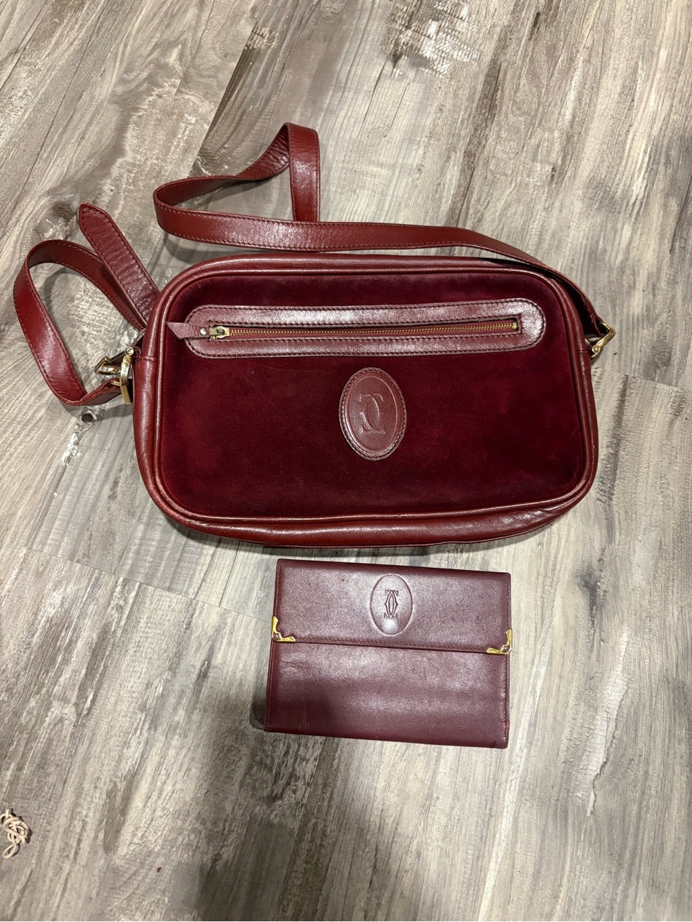 Cartier Crossbody and Wallet set